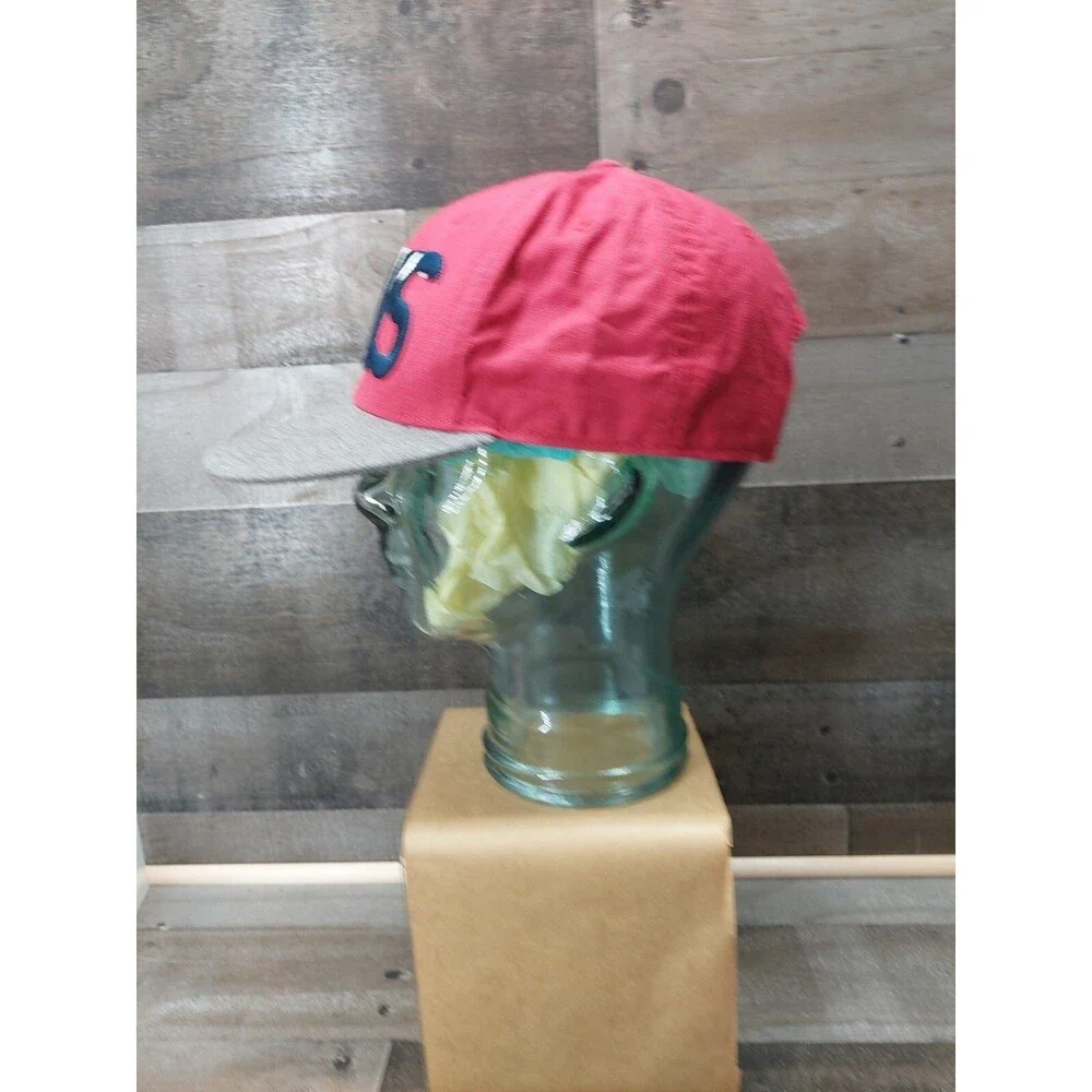Levis Clothing Brand Red With Multi-Color Logo Grey Bill Snapback Hat